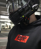 RIDR Apparel Ride Fast Don't Die Halo Red Front Close Up