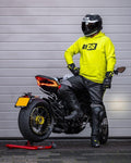 Frozen Yellow RIDR Hoodie biker apparel | RIDR Apparel