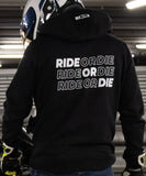 Black Ride Or Die RIDR Hoodie bikelife apparel